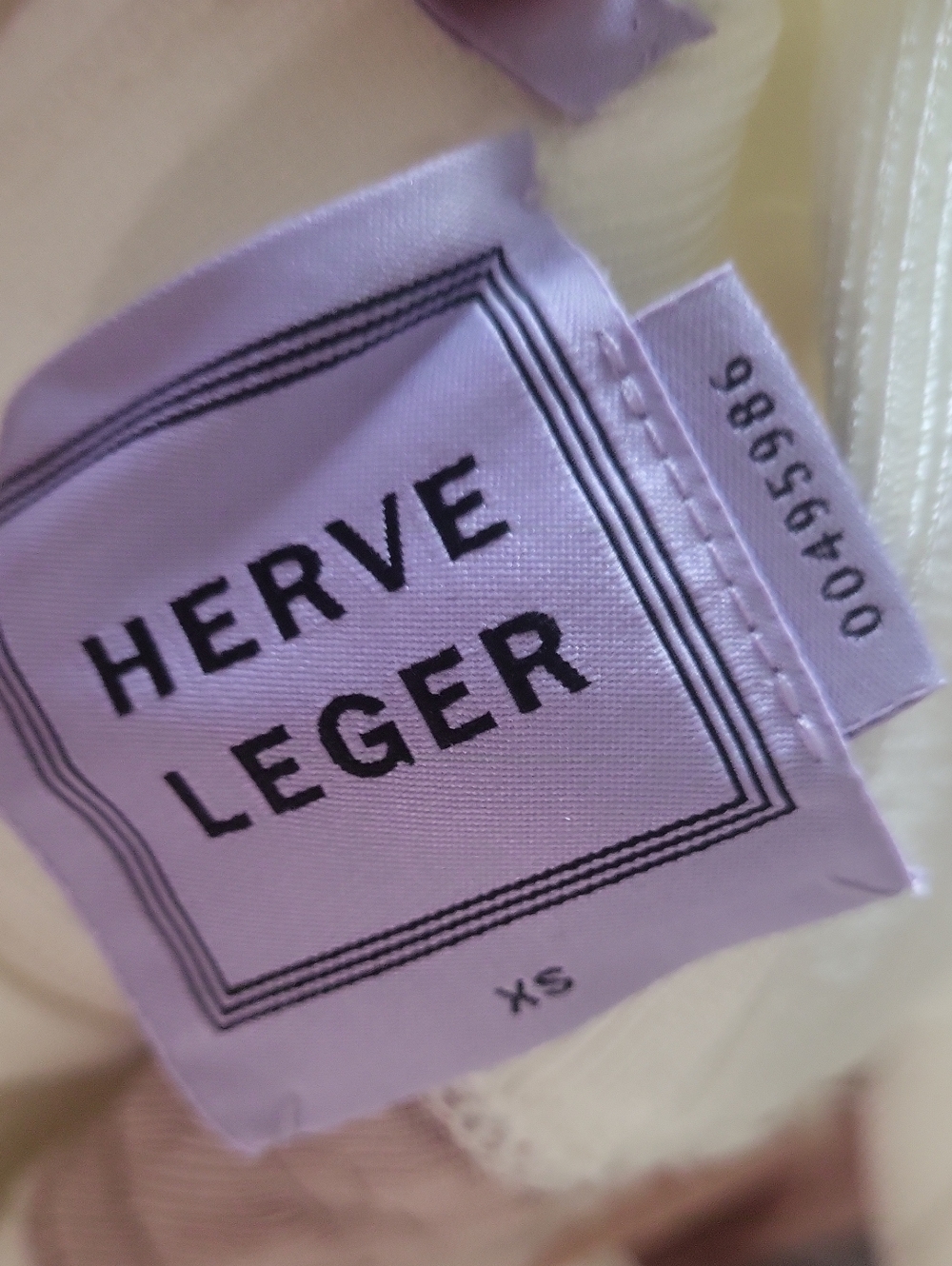 Herve Leger Bandage Mini Dress Gold Hardware Up Side - Picture 7 of 7